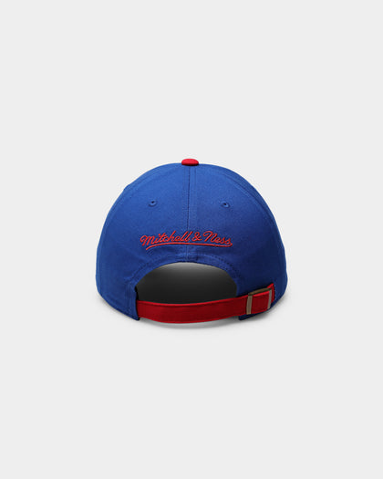 Mitchell & Ness Denver Nuggets Dad Hat Strapback Blue/Red