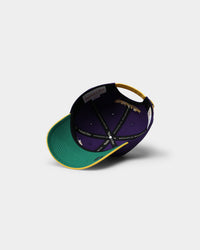Mitchell & Ness Los Angeles Lakers Dad Hat Strapback Purple/Yellow