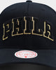 Mitchell & Ness Philadelphia 76ers Olympic Pro Crown Snapback Black