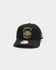 Mitchell & Ness Charlotte Hornets Rocker Step Pro Crown Snapback Black/Gold