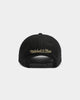 Mitchell & Ness Charlotte Hornets Rocker Step Pro Crown Snapback Black/Gold