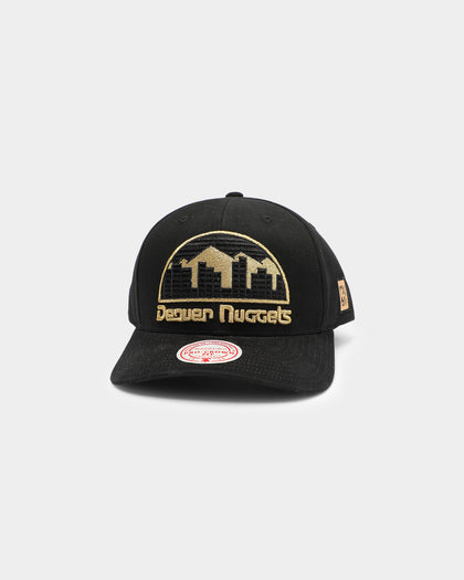 Mitchell & Ness Denver Nuggets Rocker Step Pro Crown Snapback Black/Gold