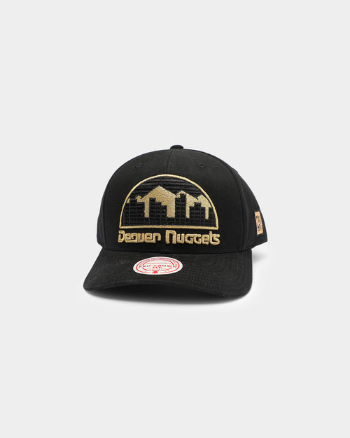 Mitchell & Ness Denver Nuggets Rocker Step Pro Crown Snapback Black/Gold