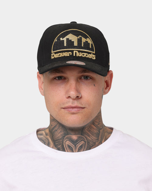 Mitchell & Ness Denver Nuggets Rocker Step Pro Crown Snapback Black/Gold
