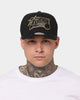 Mitchell & Ness Philadelphia 76ers Rocker Step Pro Crown Snapback Black/Gold