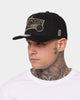 Mitchell & Ness Philadelphia 76ers Rocker Step Pro Crown Snapback Black/Gold
