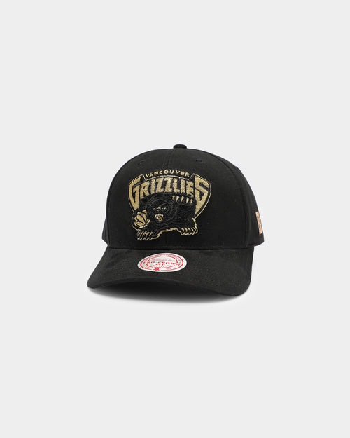 Mitchell & Ness Vancouver Grizzlies Rocker Step Pro Crown Snapback Black/Gold