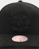 Mitchell & Ness Charlotte Hornets Push Pass Pro Crown Snapback Black