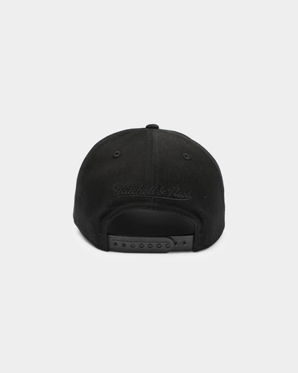 Mitchell & Ness San Antonio Spurs Push Pass Pro Crown Snapback Black