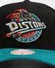 Mitchell & Ness Detroit Pistons Chin It Pro Crown Snapback Black