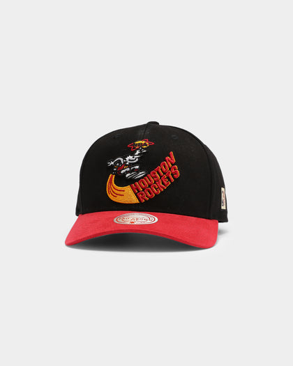Mitchell & Ness Houston Rockets Chin It Pro Crown Snapback Black