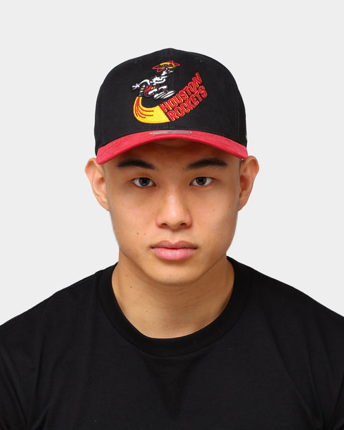 Mitchell & Ness Houston Rockets Chin It Pro Crown Snapback Black