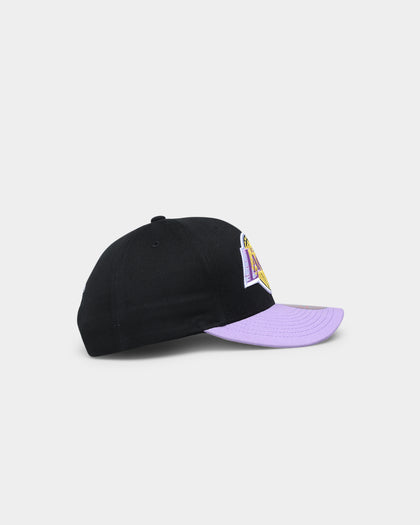 Mitchell & Ness Los Angeles Lakers Chin It Pro Crown Snapback Black