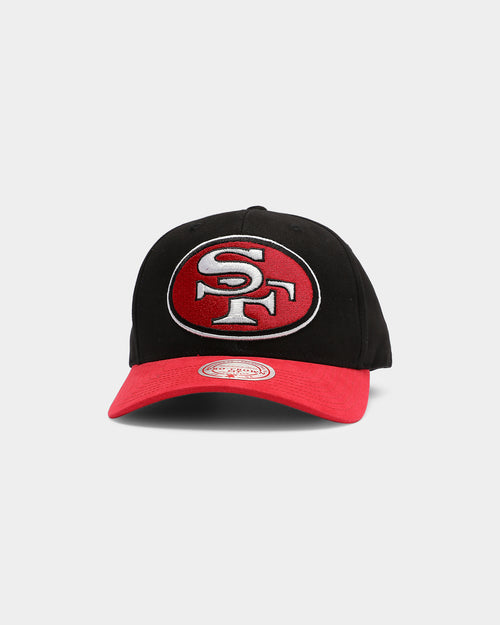 Mitchell & Ness San Francisco 49ers Chin It Pro Crown Snapback Black