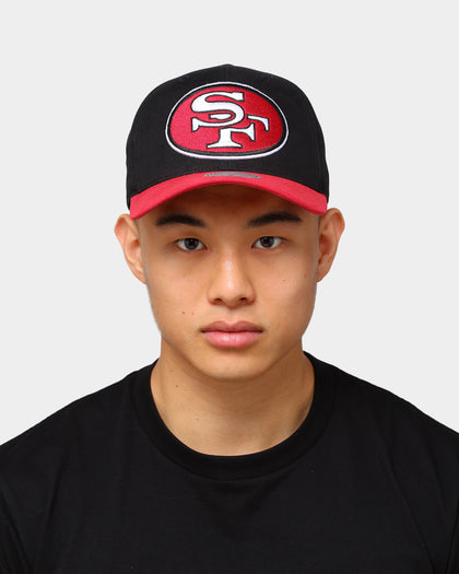 Mitchell & Ness San Francisco 49ers Chin It Pro Crown Snapback Black