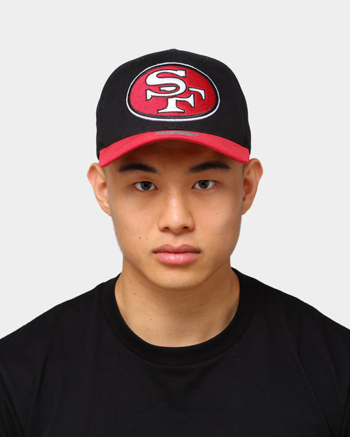 Mitchell & Ness San Francisco 49ers Chin It Pro Crown Snapback Black