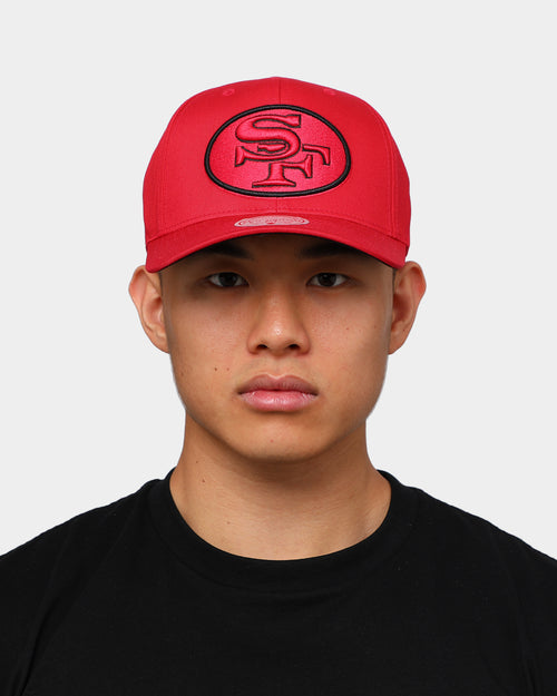 Mitchell & Ness San Francisco 49ers Cotton Pro Crown Snapback Red