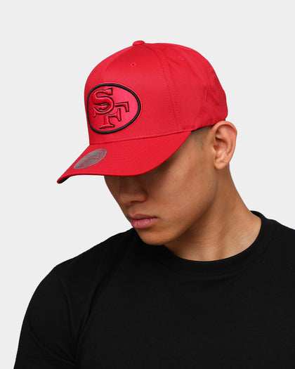 Mitchell & Ness San Francisco 49ers Cotton Pro Crown Snapback Red