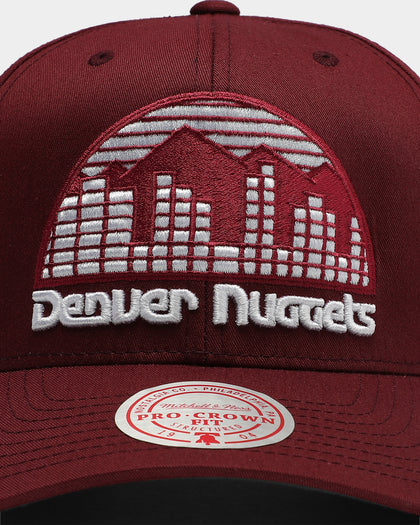 Mitchell & Ness Denver Nuggets Cotton Pro Crown Snapback Port