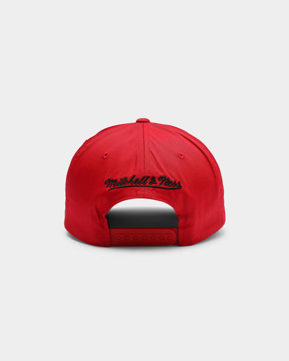 Mitchell & Ness Houston Rockets Cotton Pro Crown Snapback Red