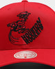 Mitchell & Ness Houston Rockets Cotton Pro Crown Snapback Red