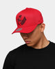 Mitchell & Ness Houston Rockets Cotton Pro Crown Snapback Red
