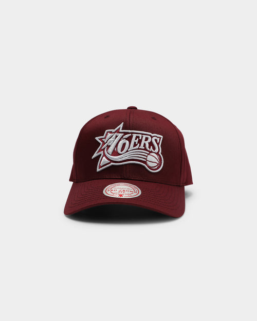 Mitchell & Ness Philadelphia 76ers Cotton Pro Crown Snapback Port