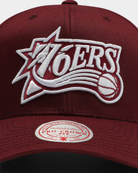 Mitchell & Ness Philadelphia 76ers Cotton Pro Crown Snapback Port