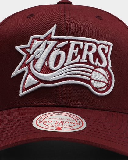 Mitchell & Ness Philadelphia 76ers Cotton Pro Crown Snapback Port