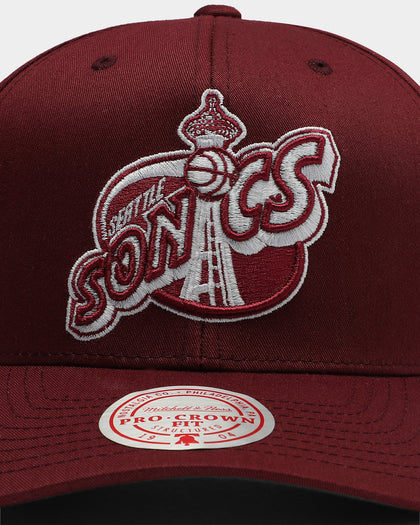 Mitchell & Ness Seattle Sonics Cotton Pro Crown Snapback Port