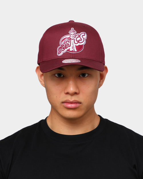 Mitchell & Ness Seattle Sonics Cotton Pro Crown Snapback Port