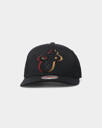 Mitchell & Ness Miami Heat Triple Slice Classic Snapback Black