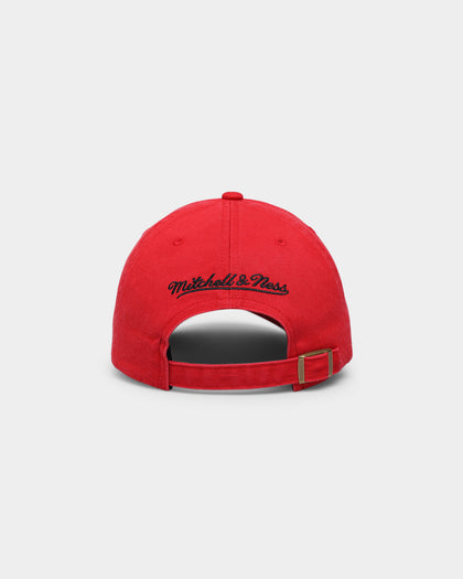 Mitchell & Ness Chicago Bulls Vintage Thread Dat Hat Strapback Red