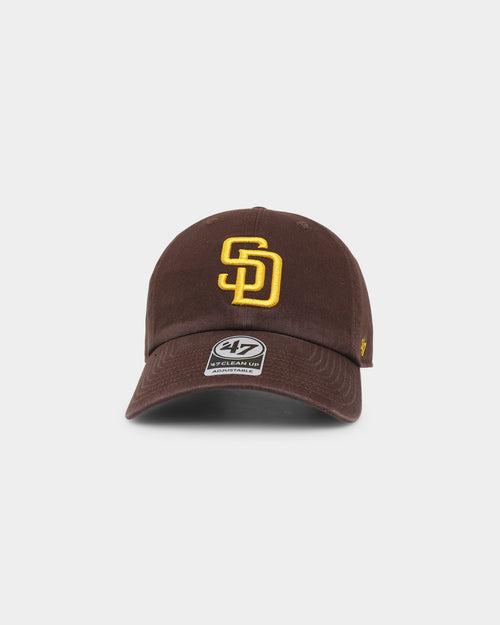 47 Brand San Diego Padres Clean Up Strapback Brown