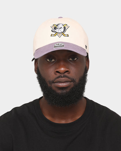 47 Brand Anaheim Ducks 'Ducks' Two Tone '47 Clean Up Strapback Bone
