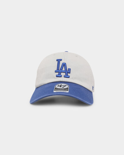 47 Brand Los Angeles Dodgers Two Tone 47 Clean Up Strapback Grey