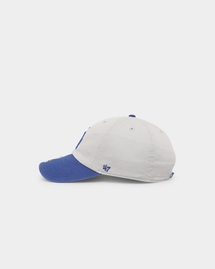47 Brand Los Angeles Dodgers Two Tone 47 Clean Up Strapback Grey
