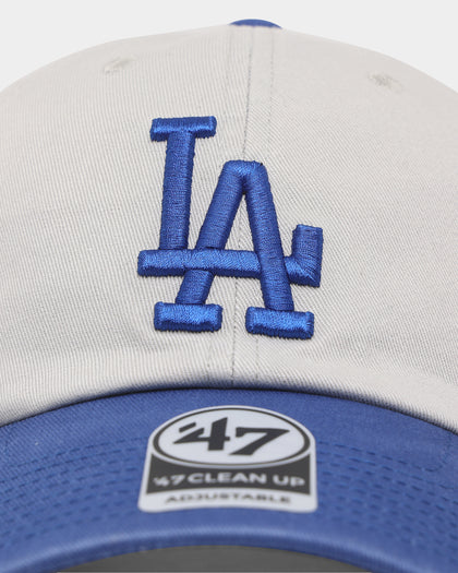 47 Brand Los Angeles Dodgers Two Tone 47 Clean Up Strapback Grey