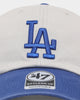 47 Brand Los Angeles Dodgers Two Tone 47 Clean Up Strapback Grey
