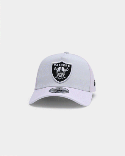 New Era. Men's Raiders UV Activation 9FORTY A-Frame Snapback White