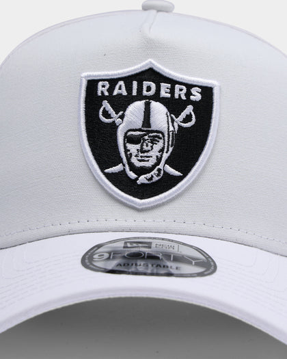 New Era. Men's Raiders UV Activation 9FORTY A-Frame Snapback White