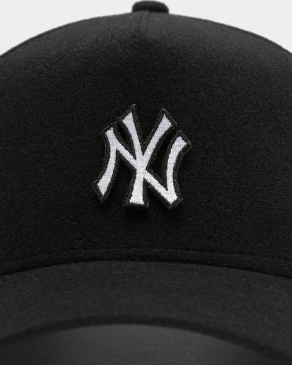 Men's New Era New York Yankees Velcro Patch 9FORTY A-Frame Snapback Black