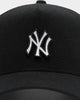 Men's New Era New York Yankees Velcro Patch 9FORTY A-Frame Snapback Black
