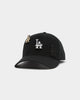 Men's New Era Los Angeles Dodgers Interchangeable Patch 9FORTY A-Frame Snapback Black