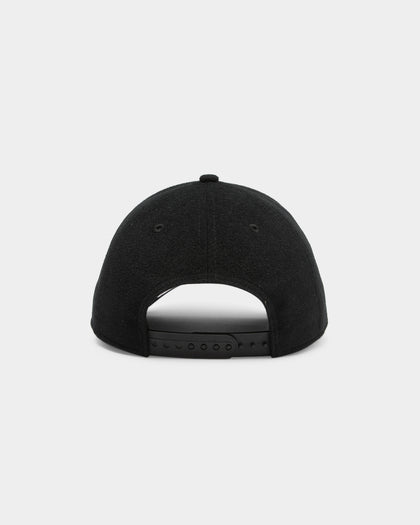 Men's New Era Los Angeles Dodgers Interchangeable Patch 9FORTY A-Frame Snapback Black