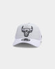 New Era. Men's Chicago Bulls UV Activation 9FORTY A-Frame Snapback White