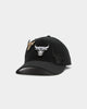 Men's New Era Chicago Bulls Interchangeable Patch 9FORTY A-Frame Snapback Black