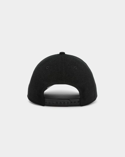 Men's New Era Chicago Bulls Interchangeable Patch 9FORTY A-Frame Snapback Black