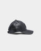 New Era Women's New York Yankees PU Leather 9FORTY Strapback Black/Black
