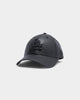 New Era Women's Los Angeles Dodgers PU Leather 9FORTY Strapback Black/Black